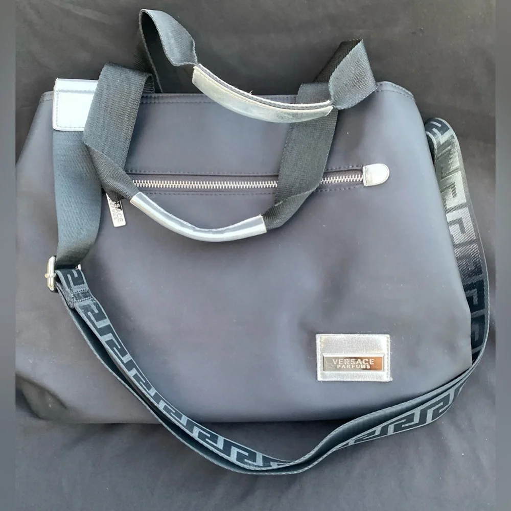 Versace Parfums Canvas Tote Bag NWOT